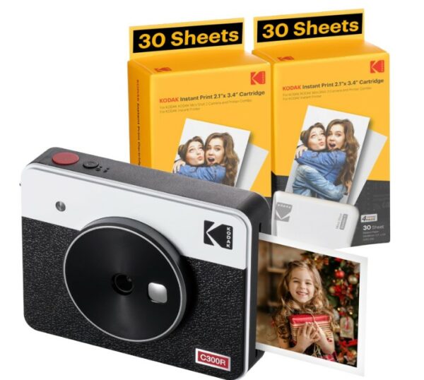 KODAK Mini Shot 3 Retro, 4 PASS 2-in-1 Instant Camera and Photo Printer - Image 2