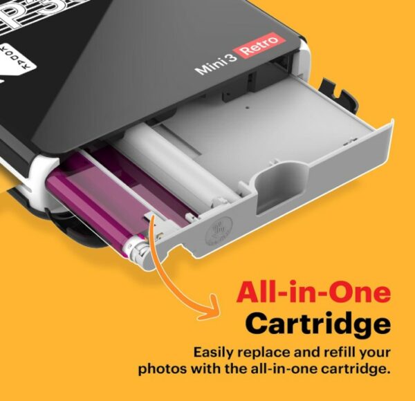 KODAK Mini Shot 3 Retro, 4 PASS 2-in-1 Instant Camera and Photo Printer - Image 5