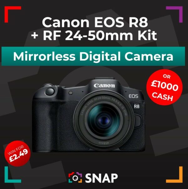 Canon Eos R8 + RF 24-50mm Kit Mirrorless Digital Camera