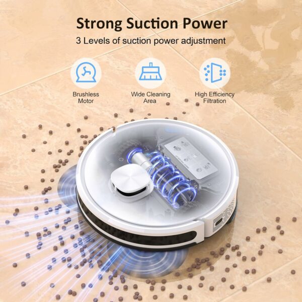 Lubluelu Robot Vacuum Cleaner with Mop 4000Pa - Image 6