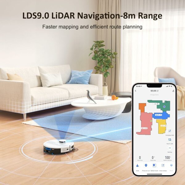 Lubluelu Robot Vacuum Cleaner with Mop 4000Pa - Image 10