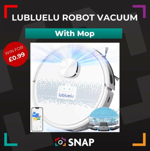 Lubluelu Robot Vacuum Cleaner with Mop 4000Pa