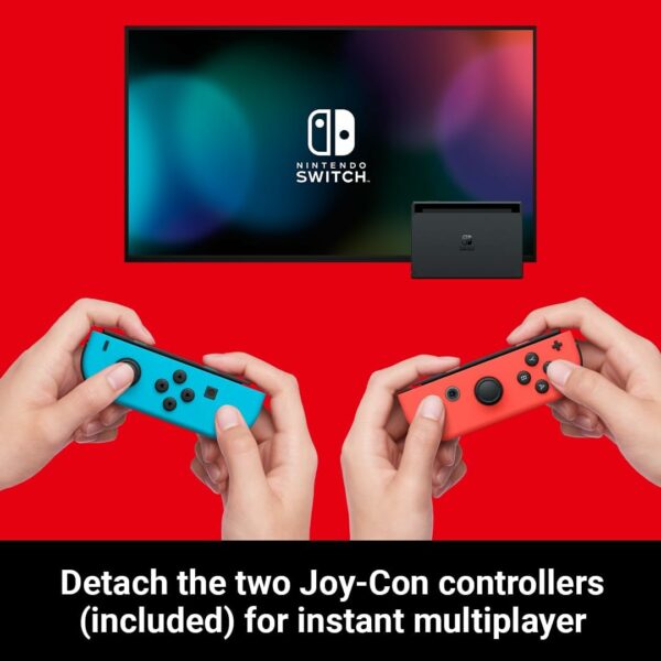 Nintendo Switch (Neon red / Neon Blue) - Image 2