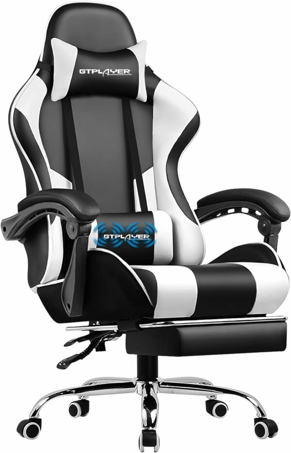 GTPLAYER Gaming Chair with massage lumbar support - Image 7