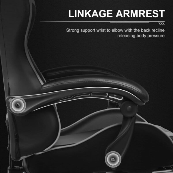GTPLAYER Gaming Chair with massage lumbar support - Image 4