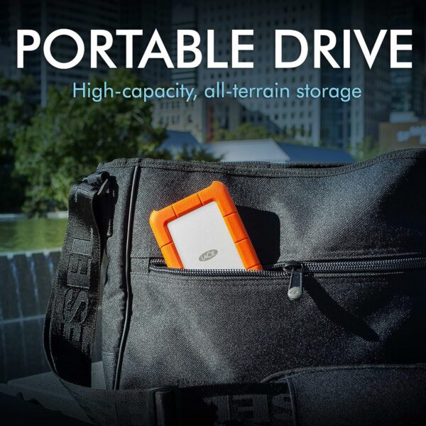 LaCie Rugged Mini 2.5" 4TB Portable Drive - Image 3