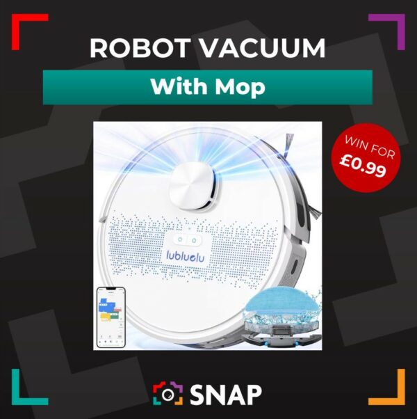 Lubluelu Robot Vacuum Cleaner with Mop 4000Pa
