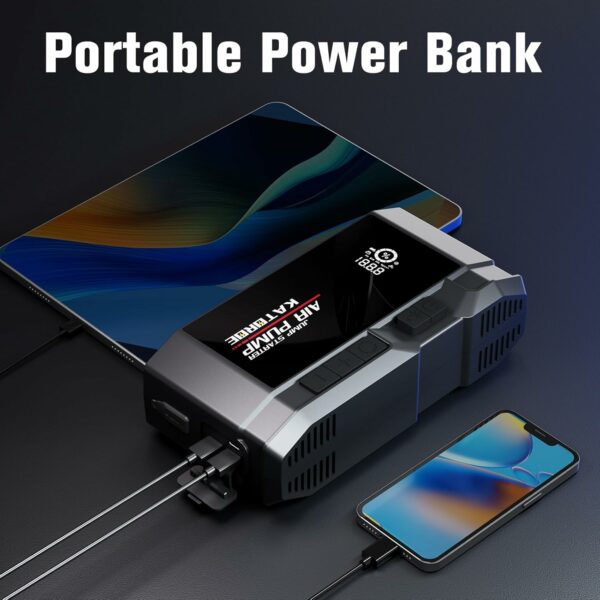 Car Jump Starter & Compressor - Image 3