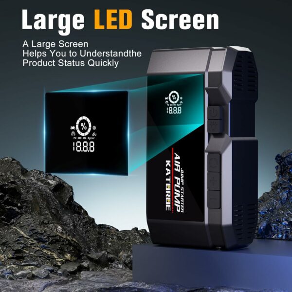 Car Jump Starter & Compressor - Image 4