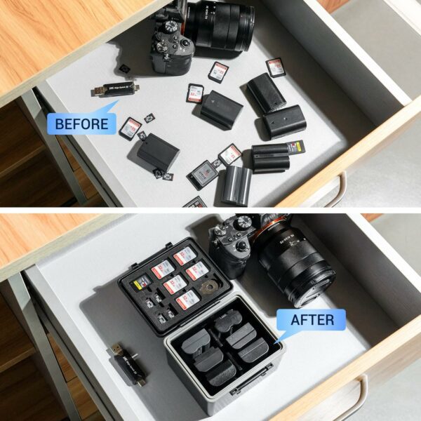 PEAK DESIGN CUFF WRIST STRAP & JJC 2 in 1 BATTERY / CARD CASE - Image 12