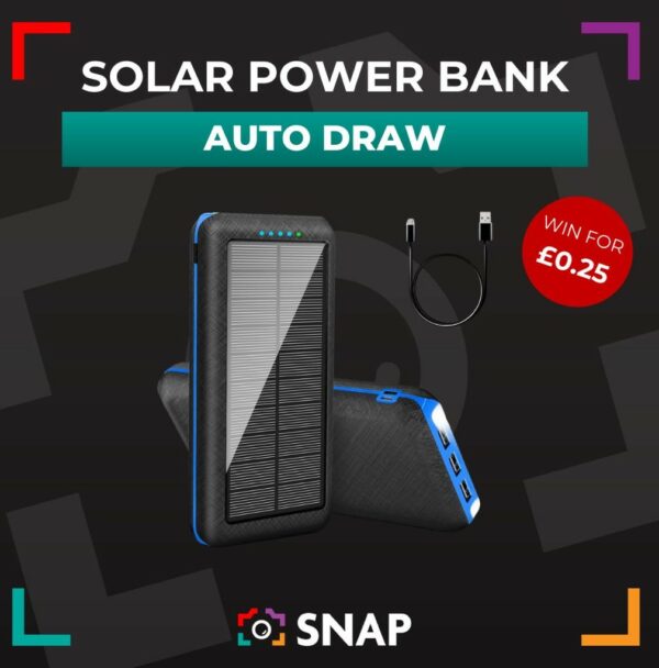 Portable Charger Solar Power Bank 30000mAh Battery Pack Charger