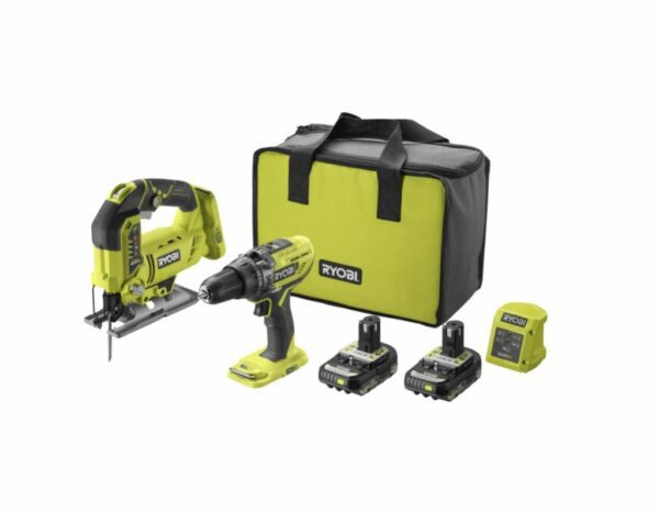 Ryobi Cordless Drill & Jigsaw Kit - Image 2