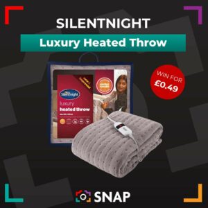 Luxury heated throw
