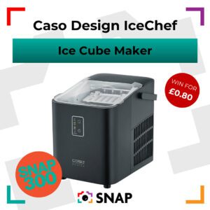 CASO design IceChef compact ice cube maker SNAP 300 competition prize