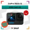 GoPro Hero 12 action camera, waterproof. SNAP 300 competition prize