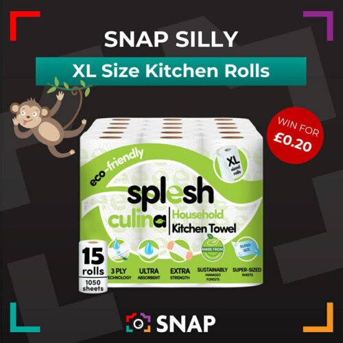 Bulk pack of XL kitchen roll for a competition prize