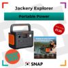Jackery Explorer 240 v2 portable power station. Snap 300 competition prize