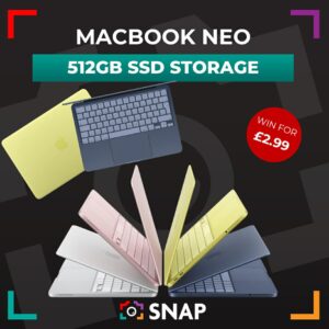 Apple MacBook Neo for competition prize