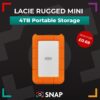 laCie Rugged Mini 4TB orange external hard drive competition prize