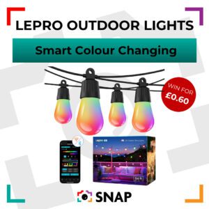 Lepro AI outdoor string lights competition prize