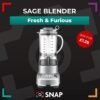 Sage Fresh and Furious blender silver competition prize