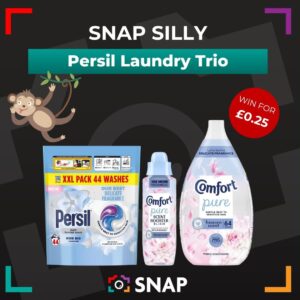 laundry trio bundle with wash pods, fabric conditioner and scent boost competition prize