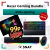Razer Pc gaming bundle competition prize including mousemat, keyboard, soundbar and mouse