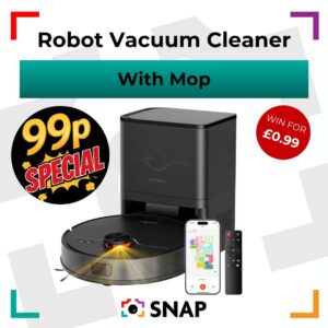 Robot vacuum and Mop with self empty station competition prize
