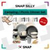 camping or picnic reusable dinner set for 6 persons competition prize