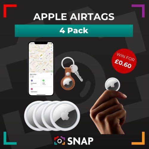 Pack of 4 Apple Airtags competition prize