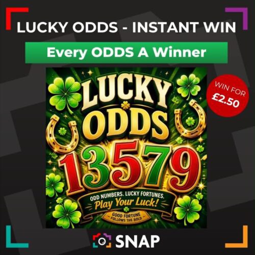 Lucky Odds instant win cash and site credit competition