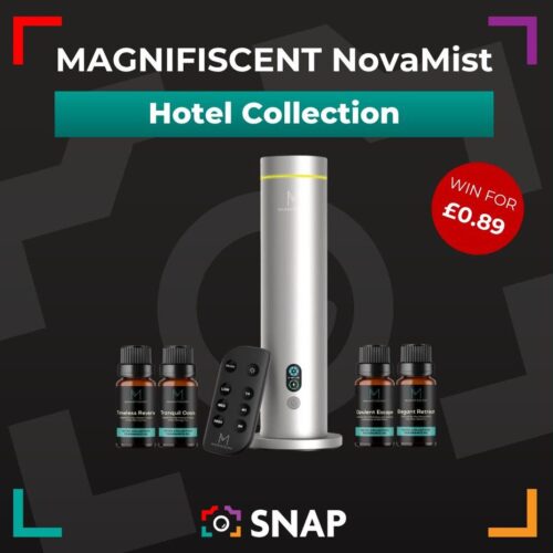 Magnifiscent NovaMist Hotel collection bundle waterless diffuser competition prize
