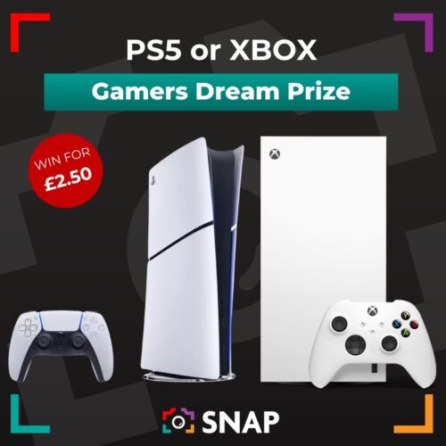 PlayStation 5 digital Edition or XBox Series X console competition prize