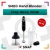SMEG 50s style hand blender with attachments competition prize