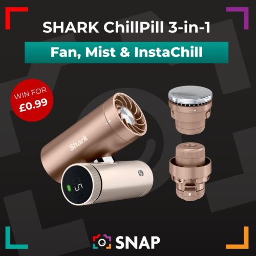Shark ChillPill 3 in 1 cooling system competition prize