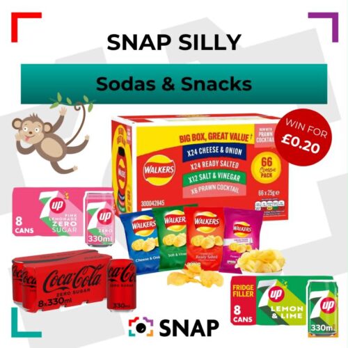 multipack walkers crisps and soda bundle competition prize