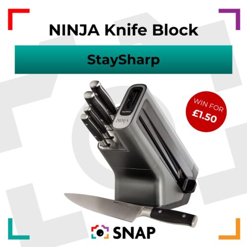 Ninja knife block staysharp 5 piece set competition prize