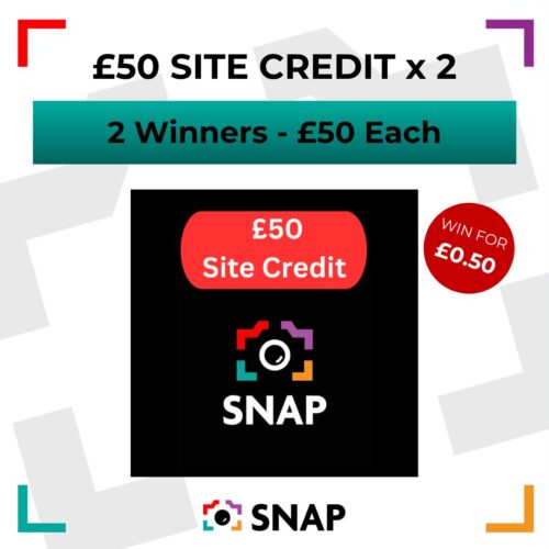 £50 site credit 2 winners competition prize