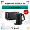 Ninja kettle and toaster set competition prize