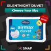 Silentnight Airmax duvet competition prize