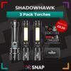 Pack of 3 Shadowhawk torches competition prize