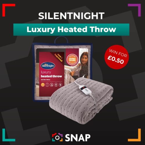 Silentnight heated throw competition prize
